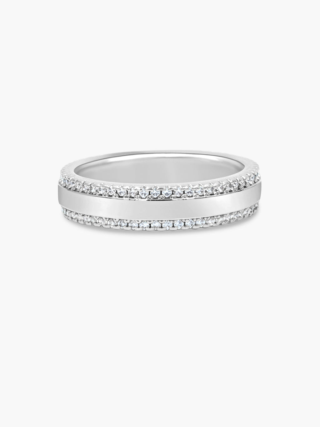 silver eternity ring