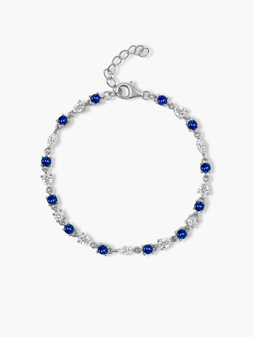 Mixed Gemstone Bracelet - Blue