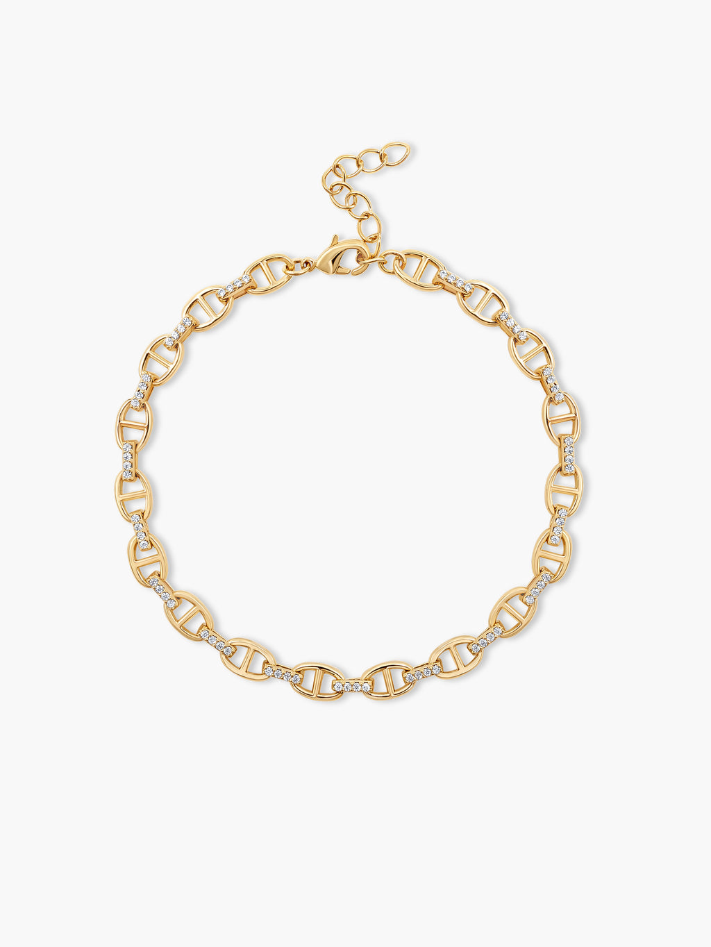 Sparkle Mariner Chain Bracelet