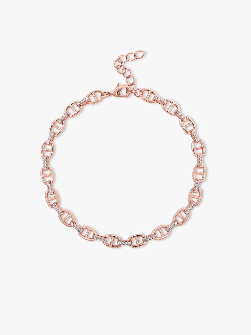 Sparkle Mariner Chain Bracelet