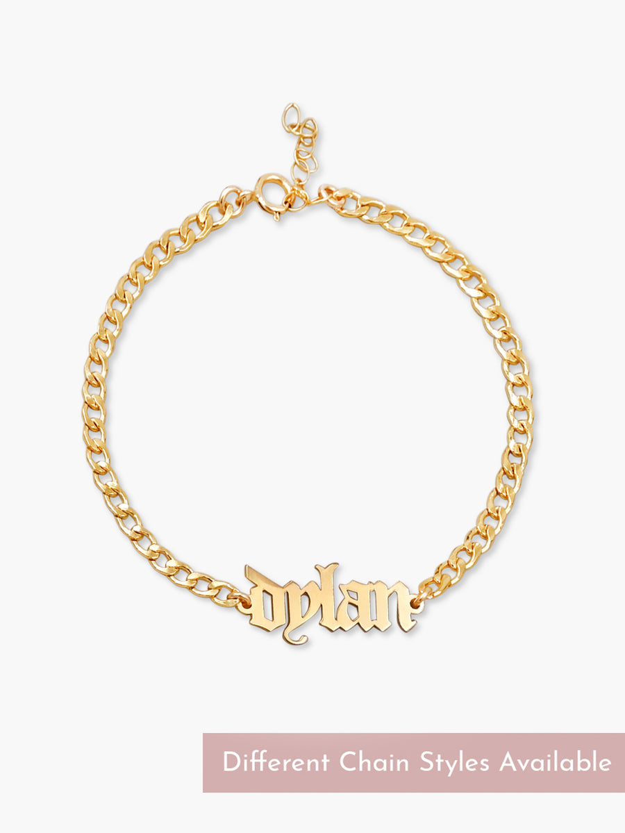 Custom Pavé Nameplate Bracelet - Gold/Pavé – Ends Tomorrow: Enjoy 20% Off –  BaubleBar