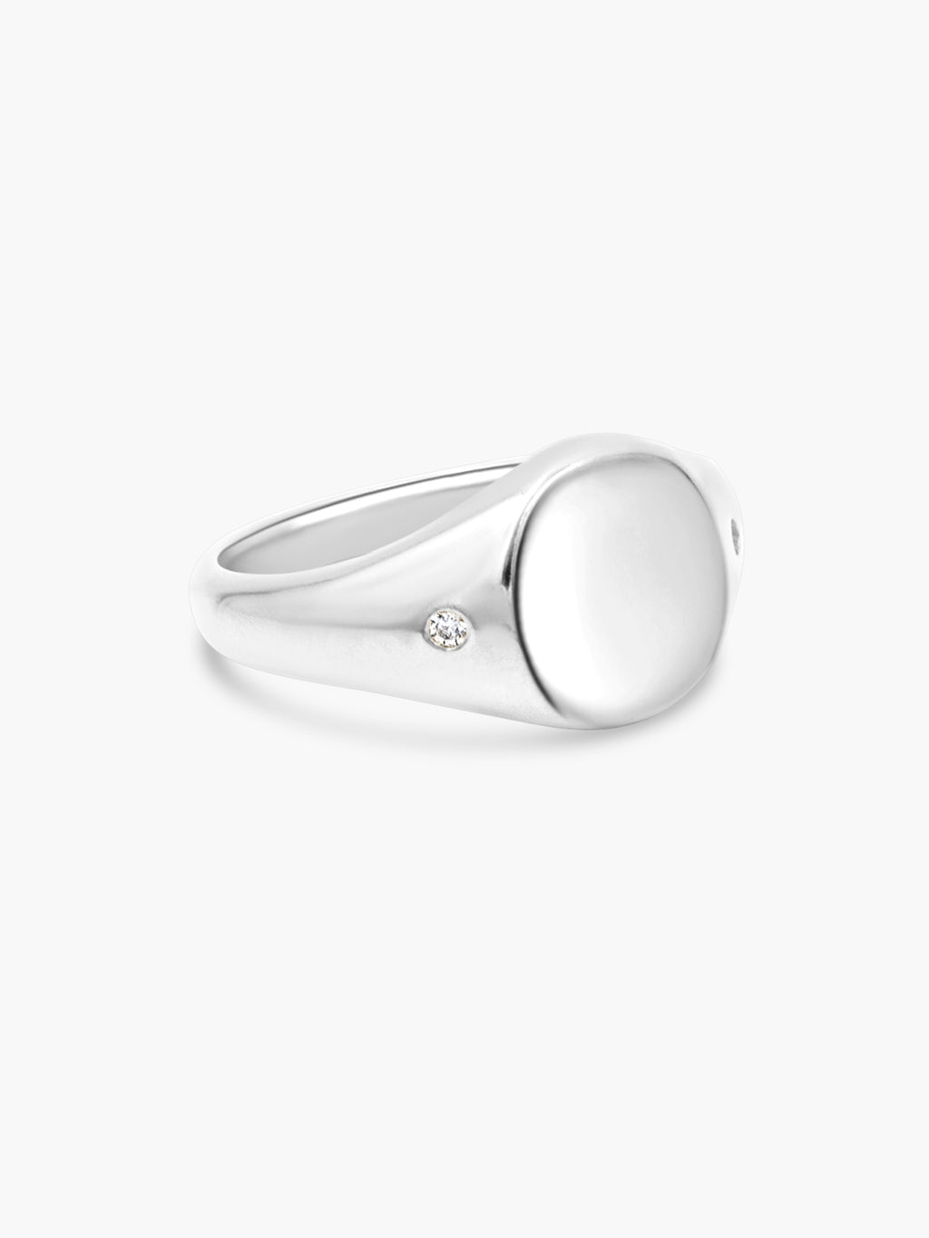 Oval Signet - Silver