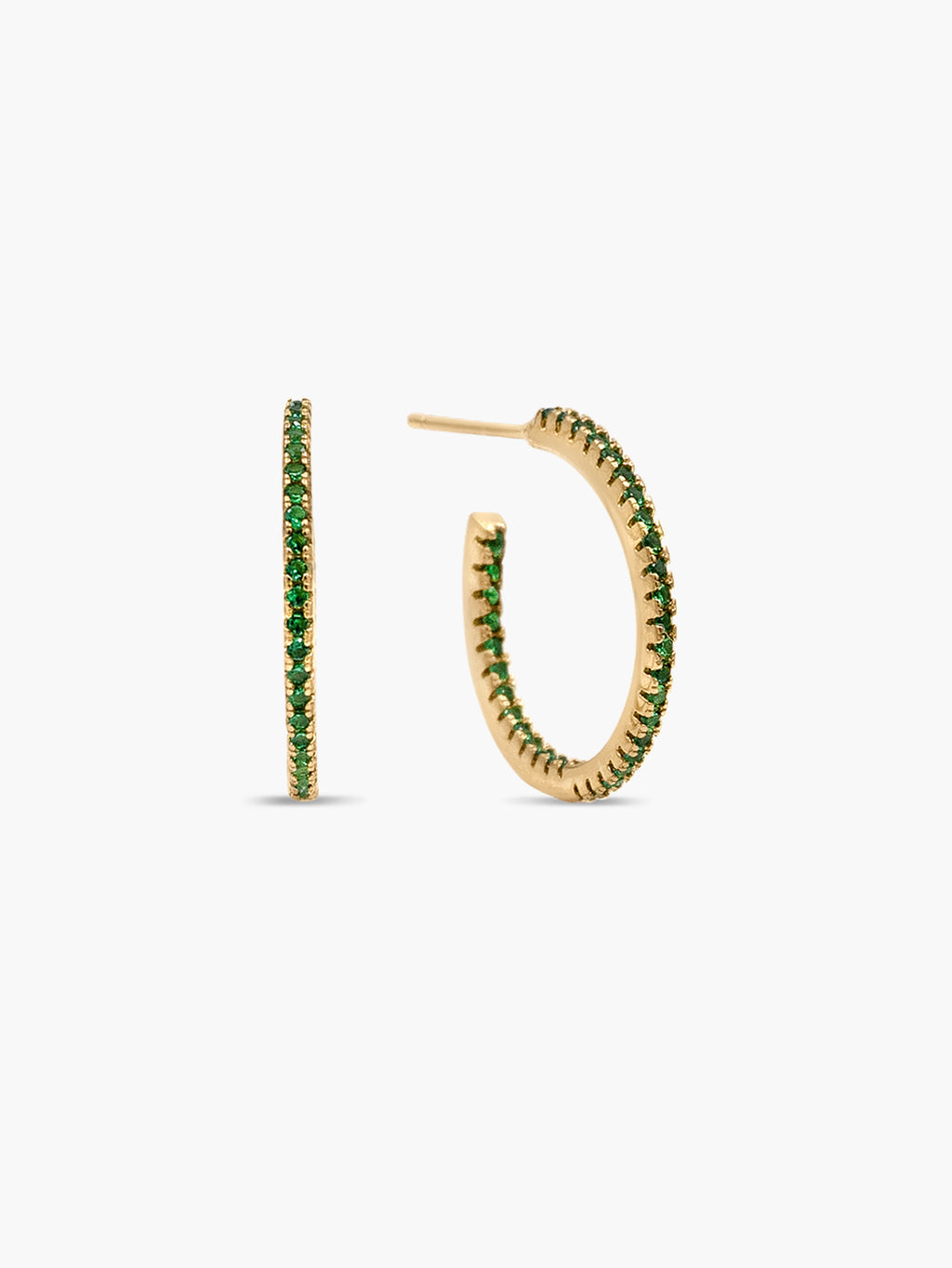 Sparkle Hoops - Green