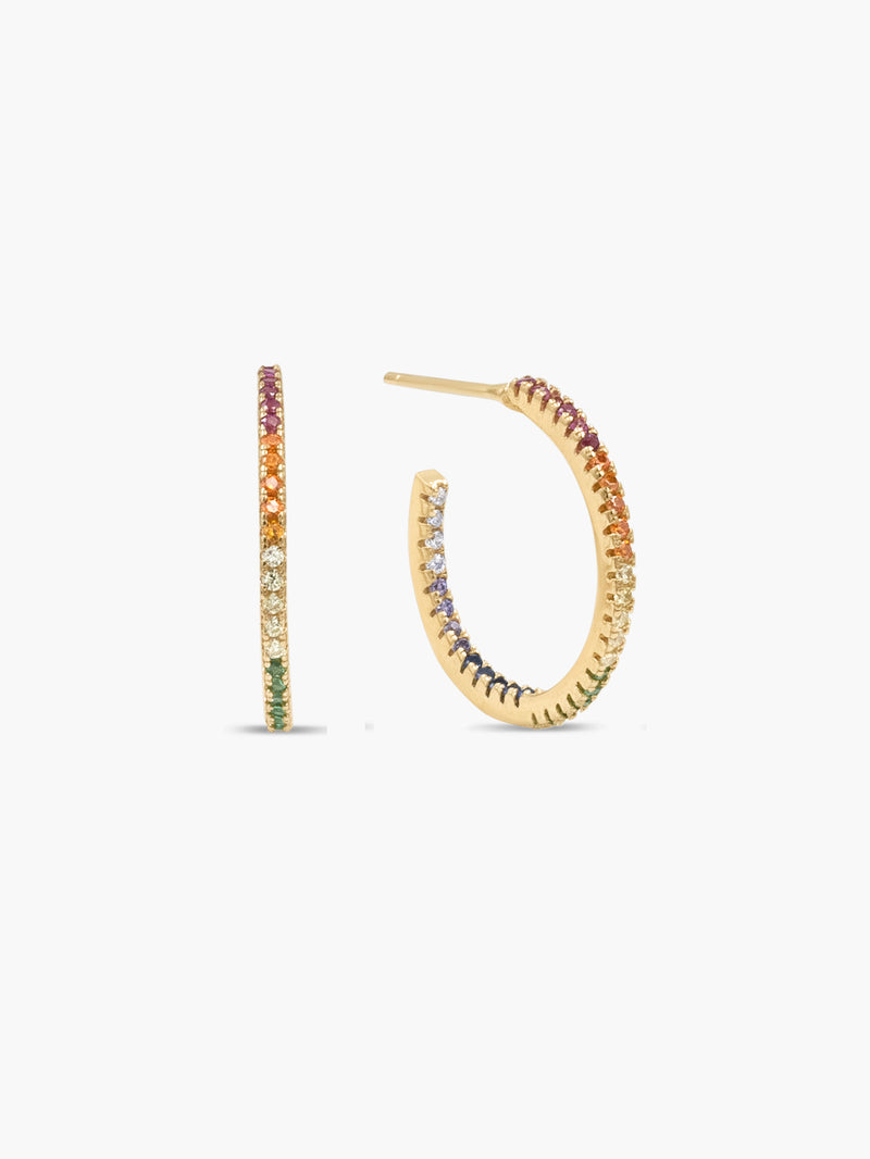 Sparkle Hoops - Rainbow