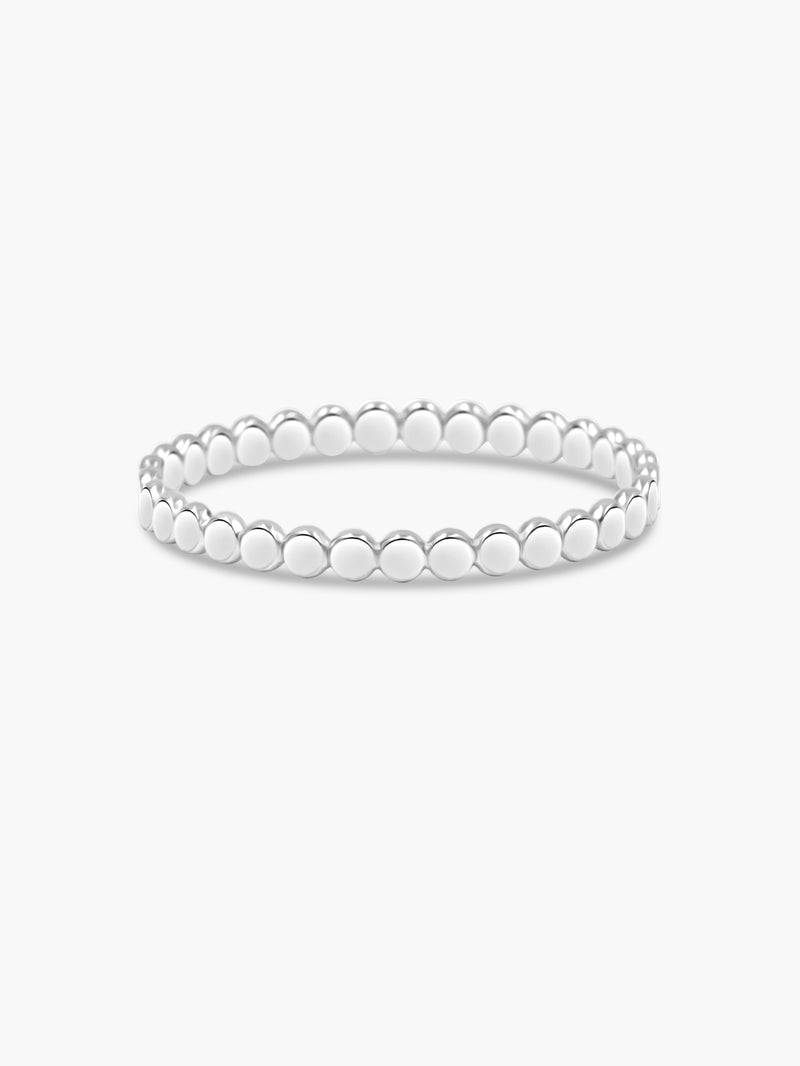 sterling silver simple stacking ring