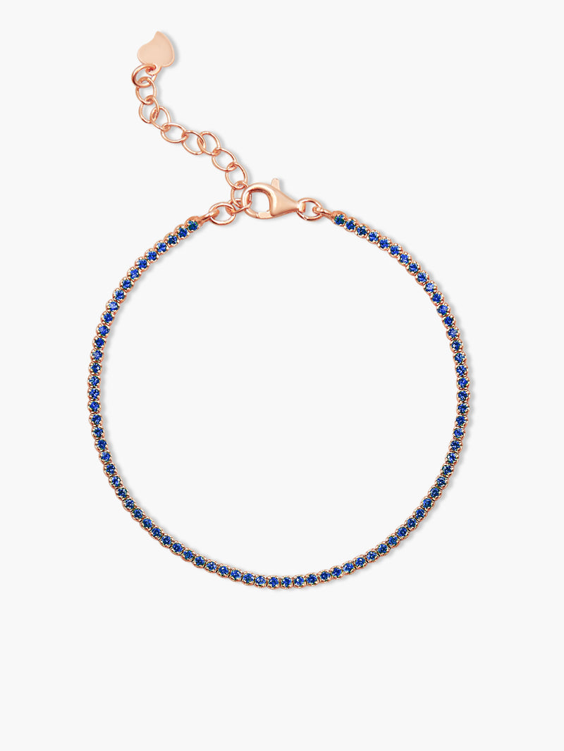 Tennis Bracelet - Blue