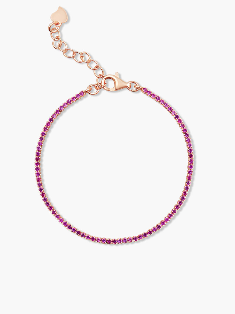 Tennis Bracelet - Pink