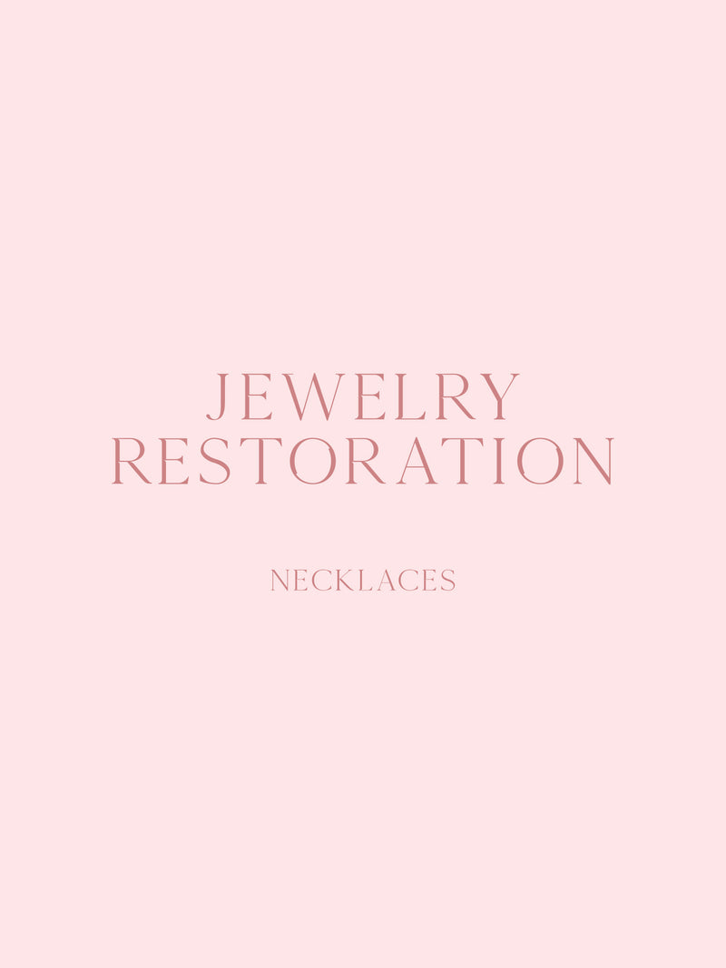 Jewelry Restoration - Necklaces