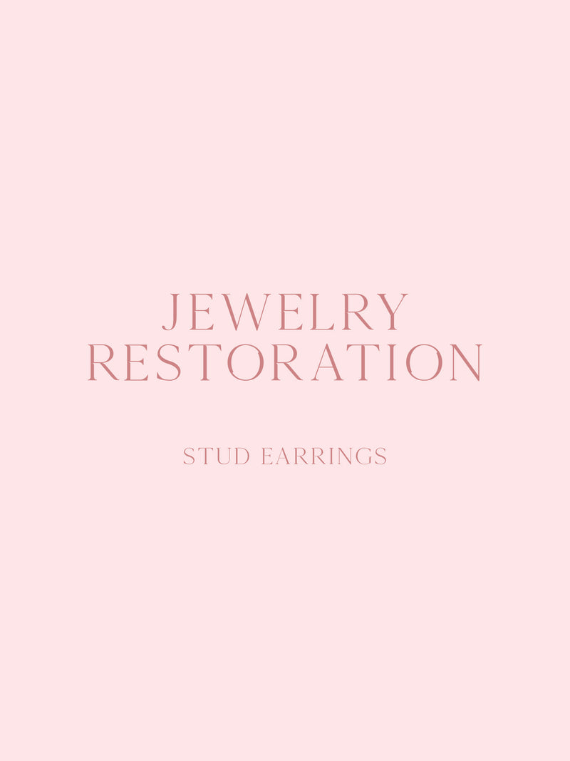 Jewelry Restoration - Stud Earrings
