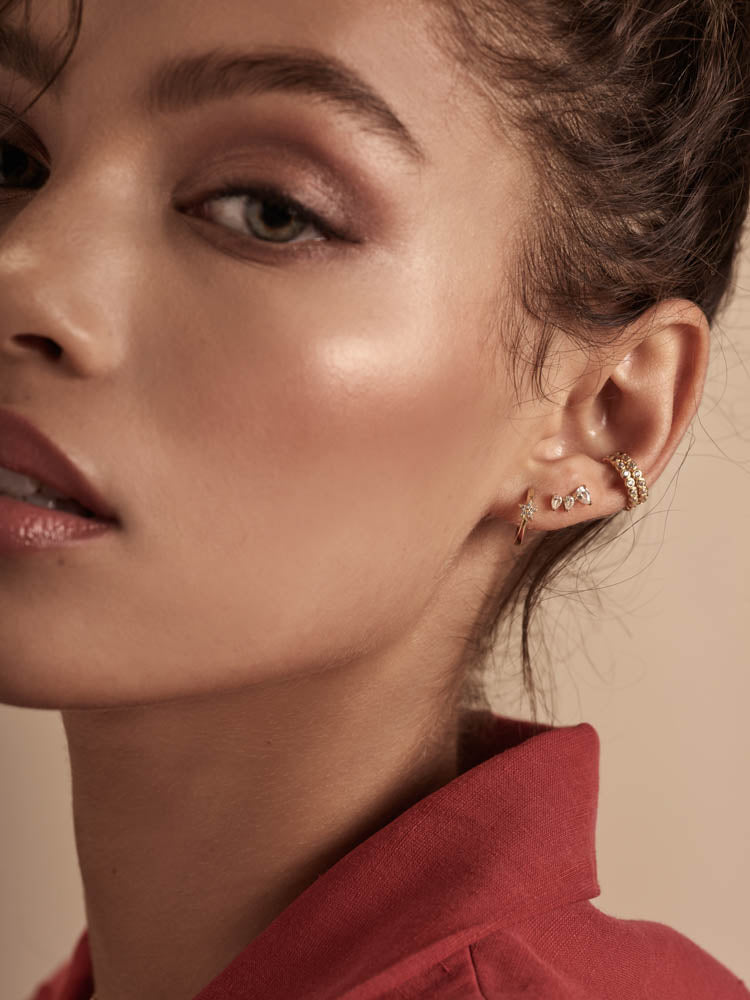Gold Ear Cuffs by The Faint Hearted Jewelry